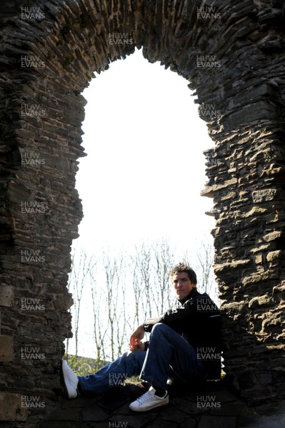 03.04.08 - Wales and Ospreys Rugby player James Hook at Neath Abby, Sounth Wales 