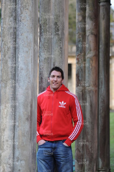 26.01.11 - James Hook Announcement - James Hook at Portmeirion Village where he has announced that he will move from the Ospreys to Perpignan at the end of the season. 