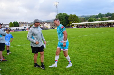 100622 - James Hook Select XV v Classic Lions XV - James Hook Testimonial Match - Sean Holley and Mike Phillips of James Hook XV