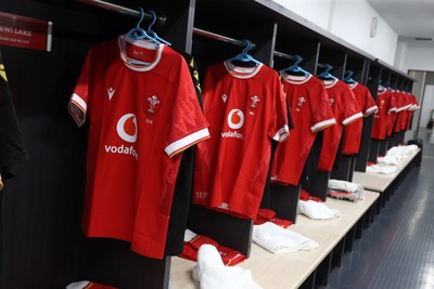 050725 - Japan v Wales - Summer Tour First Test - Wales changing room before the game