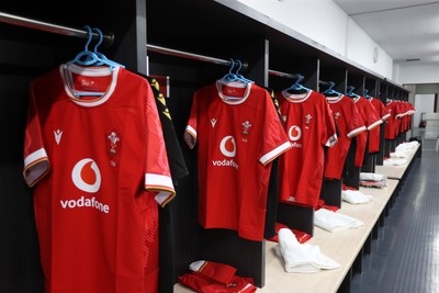 050725 - Japan v Wales - Summer Tour First Test - Wales changing room before the game