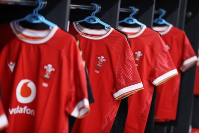 050725 - Japan v Wales - Summer Tour First Test - Wales changing room before the game
