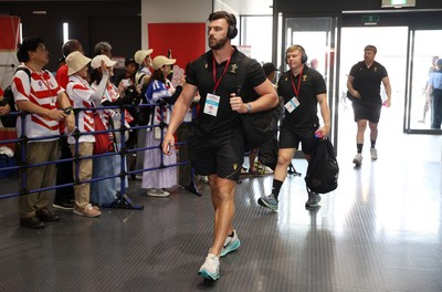 050725 - Japan v Wales - Summer Tour First Test - Johnny Williams of Wales arrives at the stadium