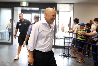 050725 - Japan v Wales - Summer Tour First Test - Japan Head Coach Eddie Jones arrives at the ground