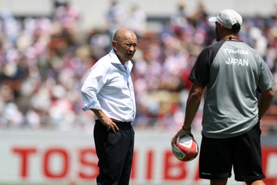 050725 - Japan v Wales - Summer Tour First Test - Japan Head Coach Eddie Jones
