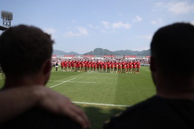 050725 - Japan v Wales - Summer Tour First Test - Wales anthem
