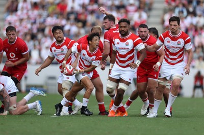 050725 - Japan v Wales - Summer Tour First Test - Shinobu Fujiwara of Japan 