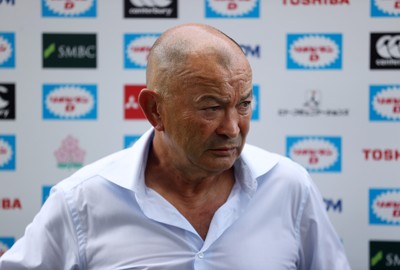050725 - Japan v Wales - Summer Tour First Test - Japan Head Coach Eddie Jones at full time