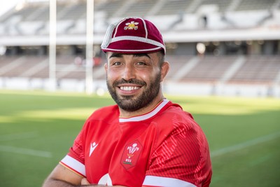 050725 - Japan v Wales - Summer Tour First Test - Liam Belcher of Wales receives his first cap