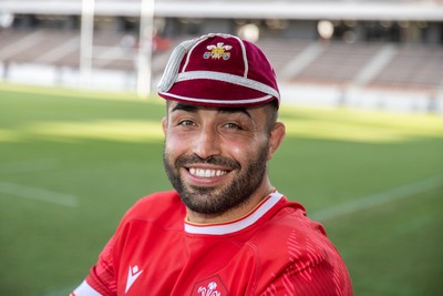 050725 - Japan v Wales - Summer Tour First Test - Liam Belcher of Wales receives his first cap