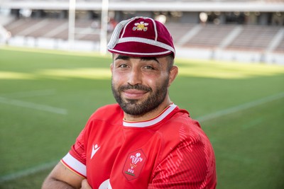 050725 - Japan v Wales - Summer Tour First Test - Liam Belcher of Wales receives his first cap