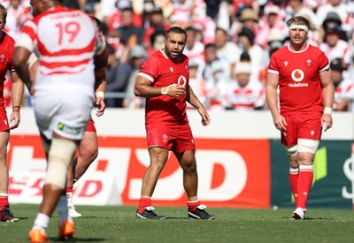 050725 - Japan v Wales - Summer Tour First Test - Liam Belcher of Wales 