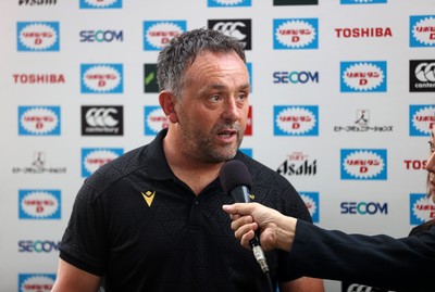 050725 - Japan v Wales - Summer Tour First Test - Wales Head Coach Matt Sherratt 
