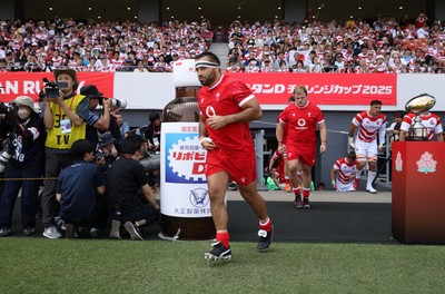 050725 - Japan v Wales - Summer Tour First Test - Liam Belcher of Wales 