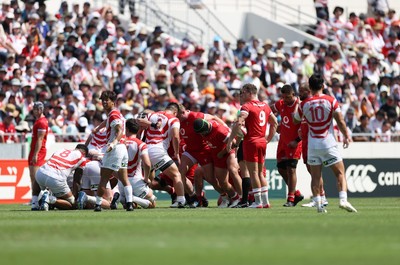 050725 - Japan v Wales - Summer Tour First Test - Scrum
