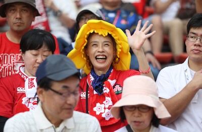 050725 - Japan v Wales - Summer Tour First Test - Fans