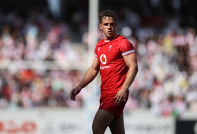 050725 - Japan v Wales - Summer Tour First Test - Kieran Hardy of Wales 