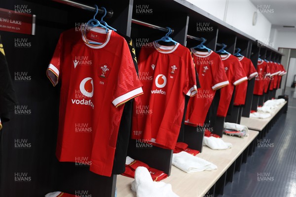 050725 - Japan v Wales - Summer Tour First Test - Wales changing room before the game