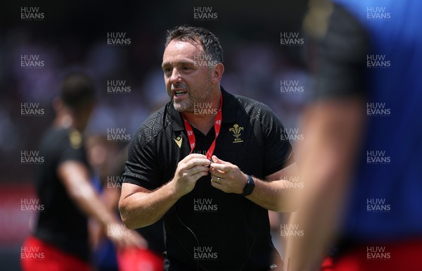 050725 - Japan v Wales - Summer Tour First Test - Wales Head Coach Matt Sherratt 