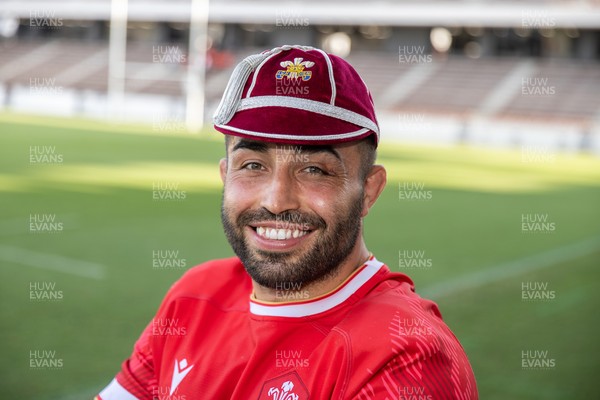 050725 - Japan v Wales - Summer Tour First Test - Liam Belcher of Wales receives his first cap