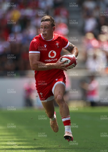 050725 - Japan v Wales - Summer Tour First Test - Josh Adams of Wales 