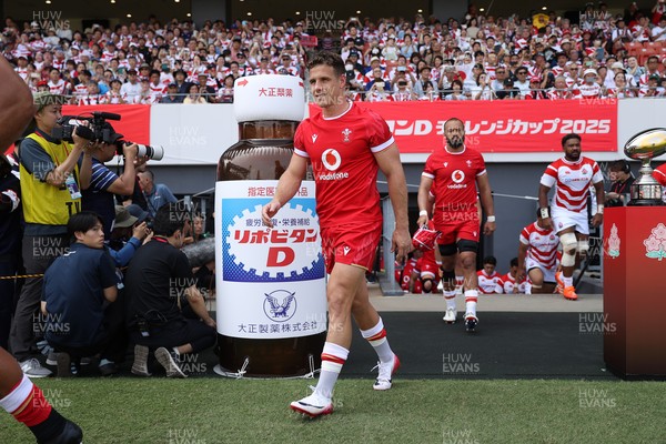 050725 - Japan v Wales - Summer Tour First Test - Kieran Hardy of Wales 