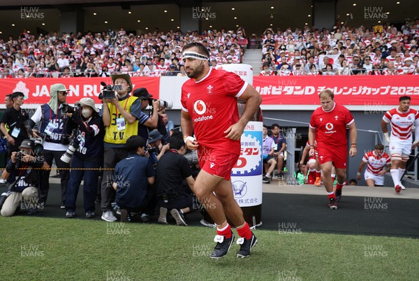 050725 - Japan v Wales - Summer Tour First Test - Liam Belcher of Wales 