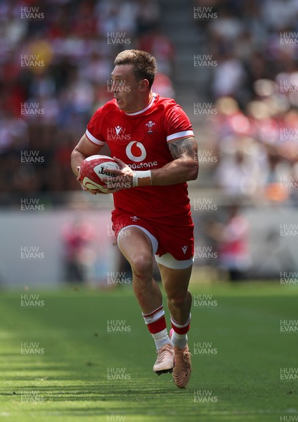 050725 - Japan v Wales - Summer Tour First Test - Josh Adams of Wales 