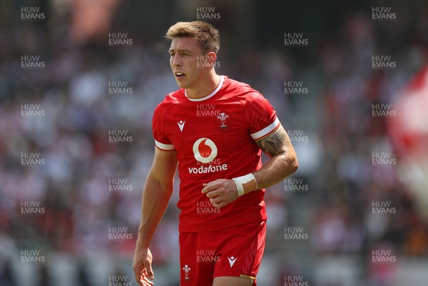 050725 - Japan v Wales - Summer Tour First Test - Josh Adams of Wales 