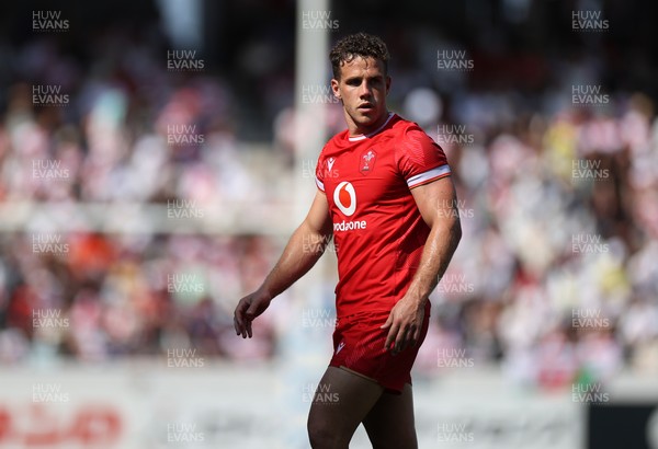 050725 - Japan v Wales - Summer Tour First Test - Kieran Hardy of Wales 