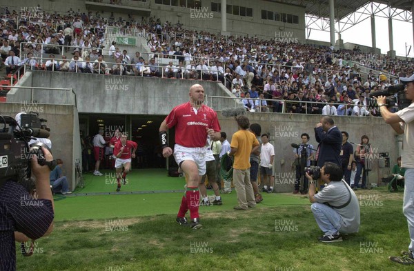 100601 - Japan v Wales - Craig Quinnell takes to the field for the First Test in Osaka