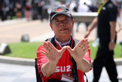 120725 - Japan v Wales - Summer Series - Second Test - Fans outside the stadium