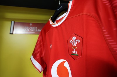120725 - Japan v Wales - Summer Series - Second Test - Reuben Morgan-Williams of Wales jersey before the game