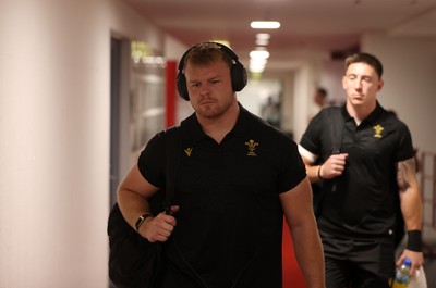 120725 - Japan v Wales - Summer Series - Second Test - Dewi Lake of Wales arrives at the stadium