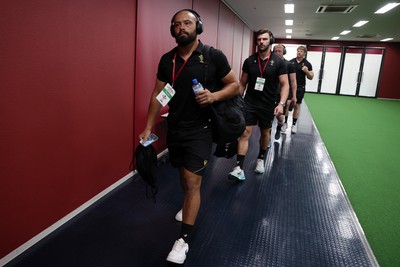 120725 - Japan v Wales - Summer Series - Second Test - Josh Macleod of Wales arrives at the stadium
