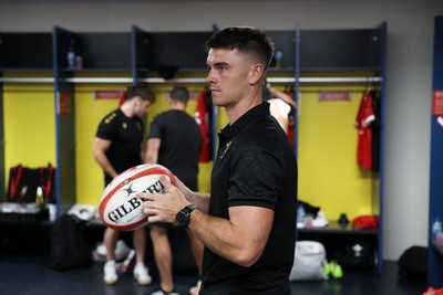 120725 - Japan v Wales - Summer Series - Second Test - Reuben Morgan-Williams of Wales in the dressing room