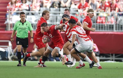 120725 - Japan v Wales - Summer Series - Second Test - Josh Adams of Wales makes a break