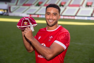120725 - Japan v Wales - Summer Series - Second Test - Keelan Giles of Wales with his first cap