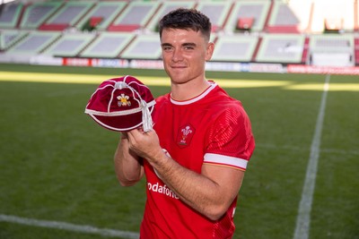 120725 - Japan v Wales - Summer Series - Second Test - Reuben Morgan-Williams of Wales with his first cap