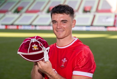 120725 - Japan v Wales - Summer Series - Second Test - Reuben Morgan-Williams of Wales with his first cap