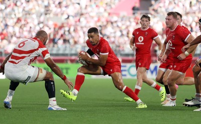 120725 - Japan v Wales - Summer Series - Second Test - Ben Thomas of Wales 