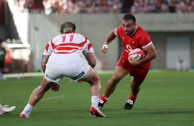 120725 - Japan v Wales - Summer Series - Second Test - Liam Belcher of Wales 