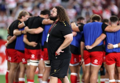 120725 - Japan v Wales - Summer Series - Second Test - Scrum Coach Adam Jones
