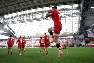 120725 - Japan v Wales - Summer Series - Second Test - Josh Adams of Wales 