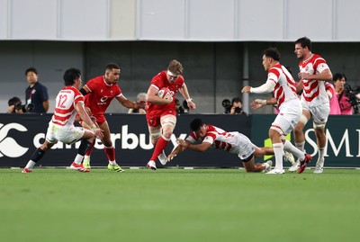 120725 - Japan v Wales - Summer Series - Second Test - Aaron Wainwright of Wales 