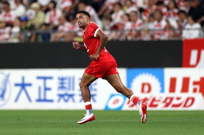120725 - Japan v Wales - Summer Series - Second Test - Keelan Giles of Wales 