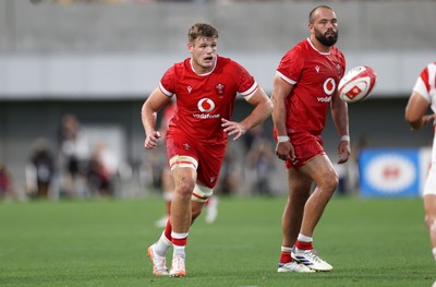 120725 - Japan v Wales - Summer Series - Second Test - Taine Plumtree of Wales 