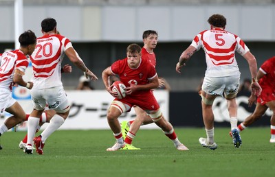 120725 - Japan v Wales - Summer Series - Second Test - Taine Plumtree of Wales 