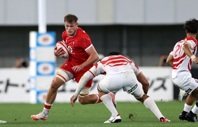 120725 - Japan v Wales - Summer Series - Second Test - Taine Plumtree of Wales 