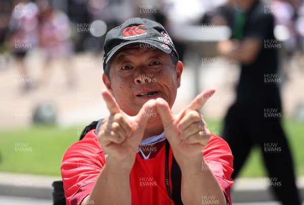 120725 - Japan v Wales - Summer Series - Second Test - Fans outside the stadium